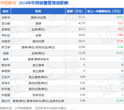 華陽新材2024年報(bào)解析 凈利潤穩(wěn)增與高管薪酬微降的雙向平衡